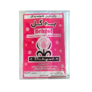 پلاستیک فریزر خانواده 25*37 به گل